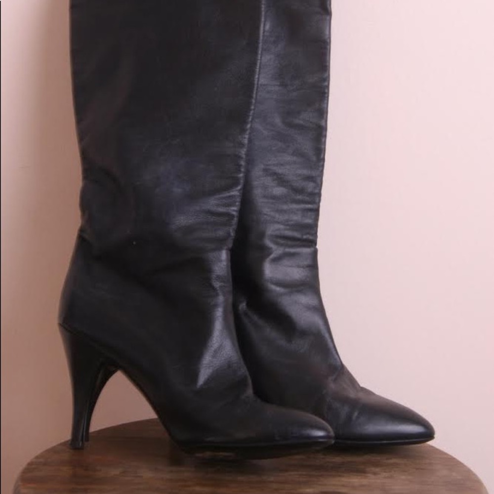 Italian made leather boots